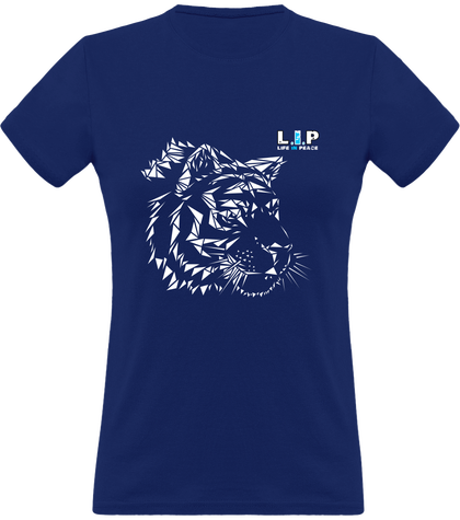 L.I.P Life in peace loup Blc femme