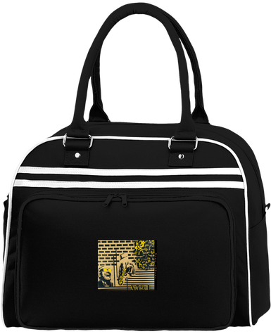 Sac rétro bowling Noir/Blanc signé Mura Fowski