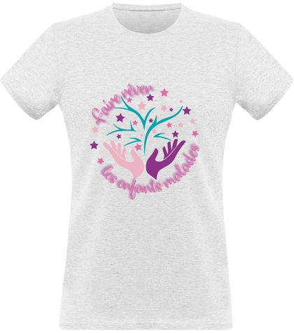 T-shirt Femme Faire rêver les enfants malades