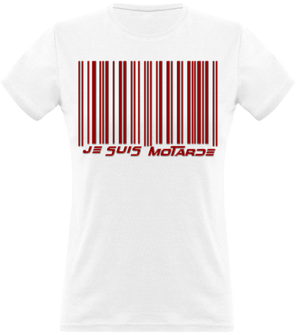 T-shirt femme code barre
