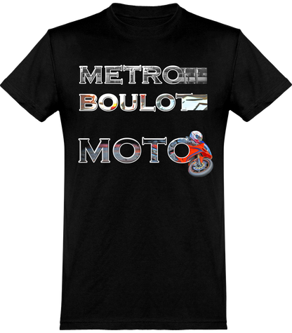 T-shirt homme Metro boulot moto