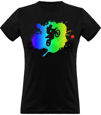 T-shirt femme cross splash