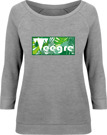 Teegre jungle script green pull women