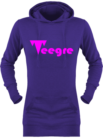 Teegre script classic hoodie women