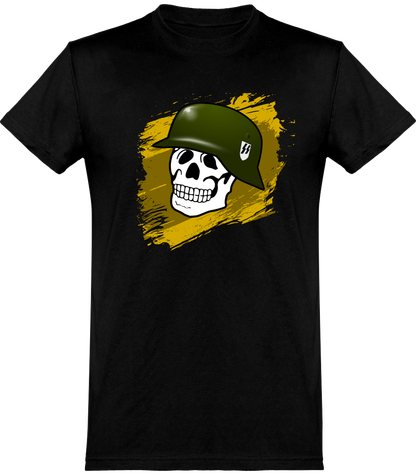Tshirt noir Totenkopf casque SS