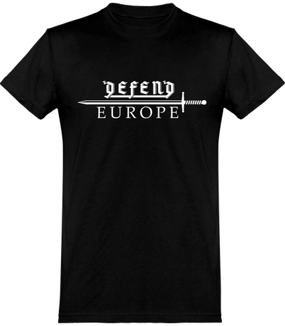 Tshirt noir DEFEND EUROPE 