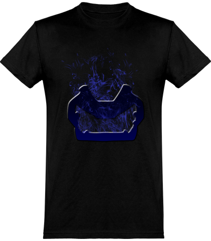 T-shirt homme tête de fourche flamme