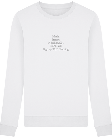 Sweatshirt edition spéciale Marie-Jeanne