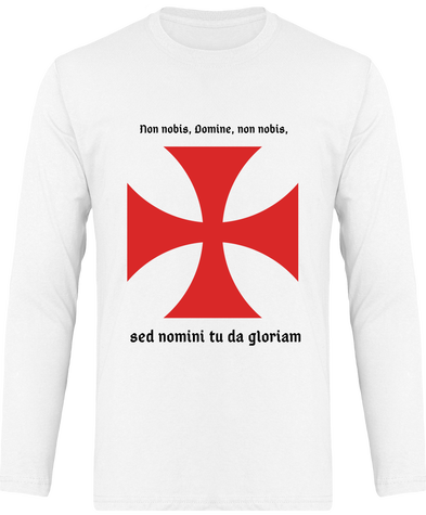 Templier Blanc - T-shirt manches longues