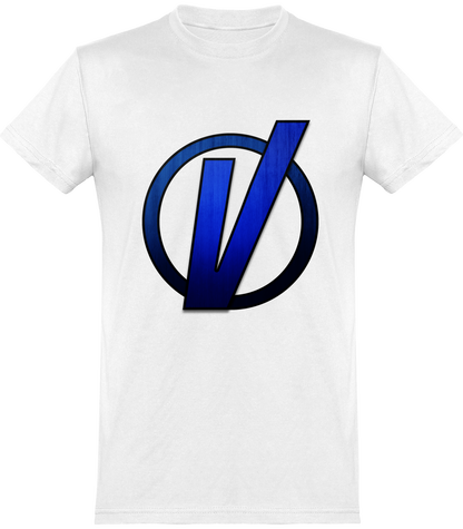 T-Shirt V bleu