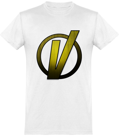 T-Shirt V jaune