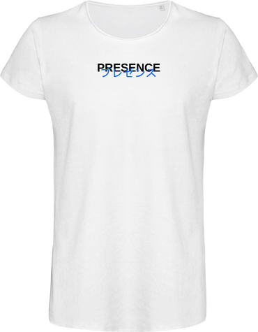 Presence Tee | White Oversized 