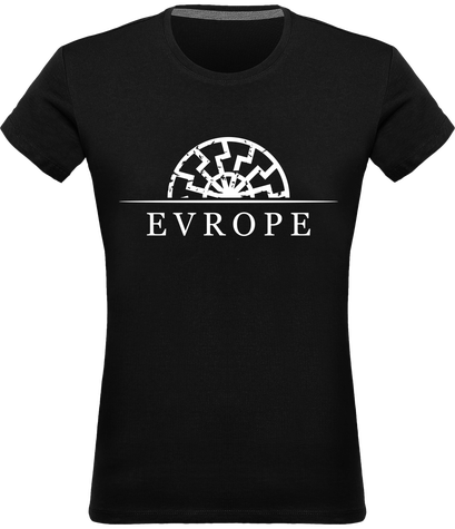 Tshirt noir EVROPE [FEMME]