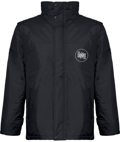 BLOUSON À COL HAUT & MANCHES AMOVIBLES - Fletcher Logo imprimé