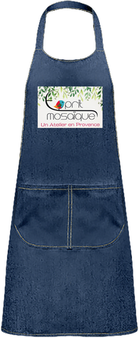 Tablier Denim Esprit Mosaique
