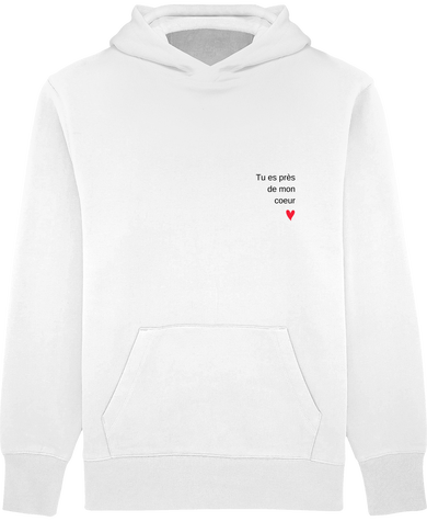Sweat à capuche, broderie 