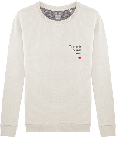 Sweat, broderie 