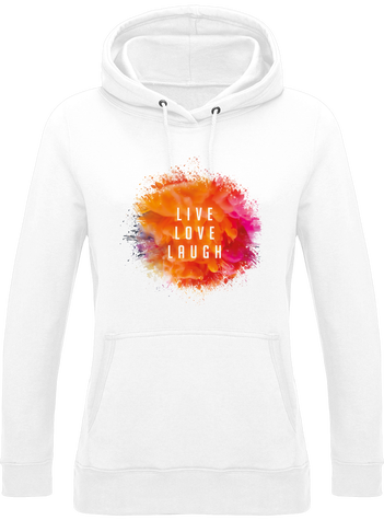 Sweat-shirt Femme Live Love Laugh