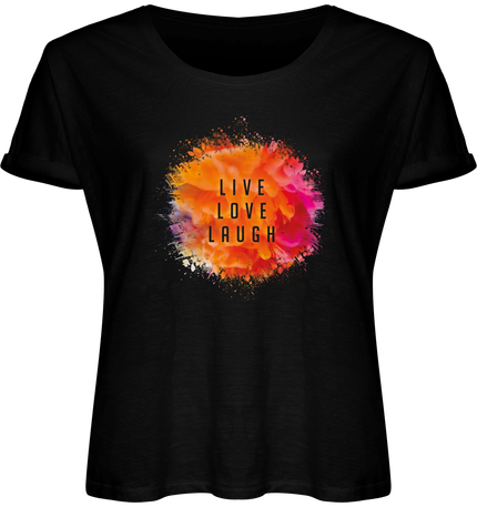 T-shirt Femme Live Love Laugh