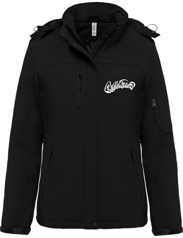 Parka doublée avec capuche amovible