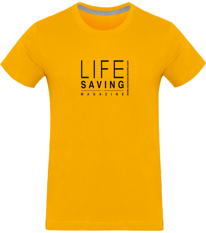 Tee-shirt homme classique couleur, logo black 
