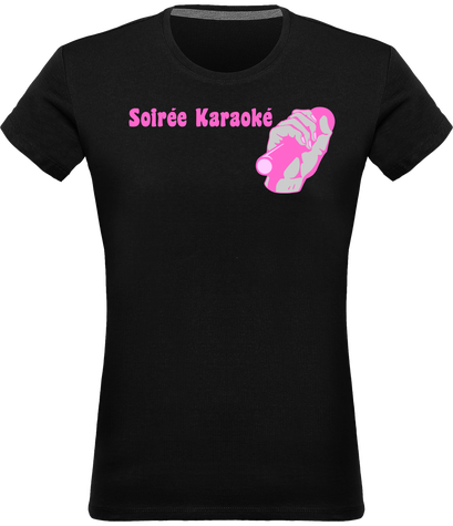 Tee shirt Femme  Soirée KARAOKE