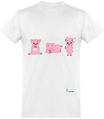 t-shirt homme cochon de la sagesse