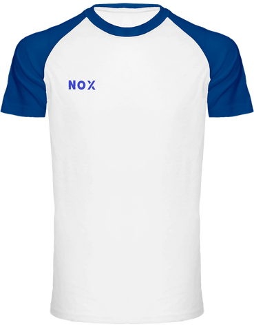 T-Shirt Manche Courte Logo/Manches/Col Bleu