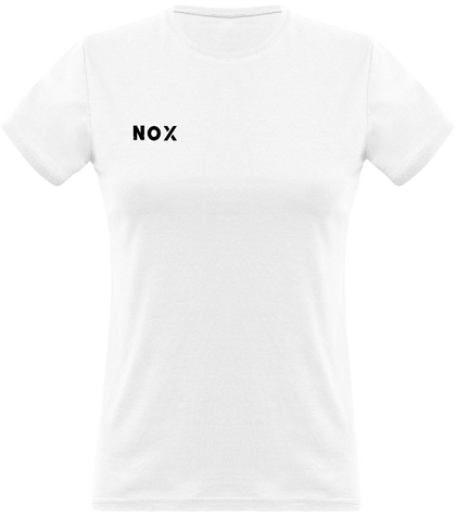 T shirt Femme manche courte Logo Nox Noir