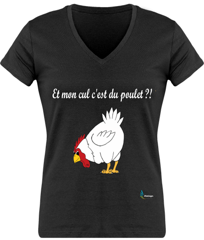 t-shirt femme mon cul c'est du poulet