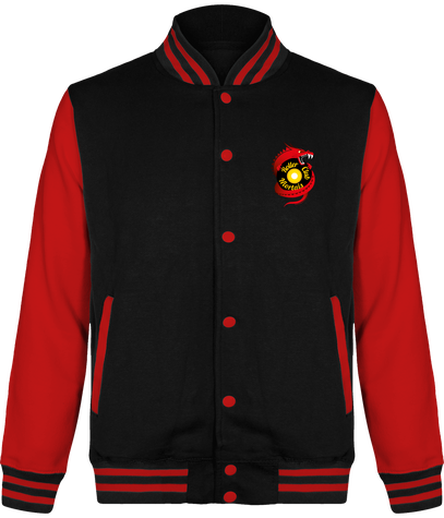 Veste Vintage Roller Club Niortais - Logo devant + dos