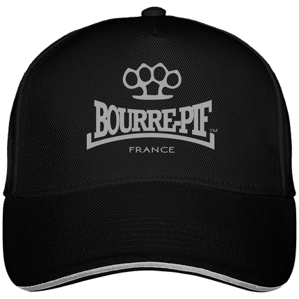 Casquette Bourre-Pif grise et noire