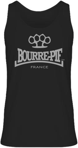 Débardeur logo Bourre-Pif gris