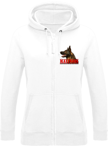 VESTE A CAPUCHE FEMME MALINOIS