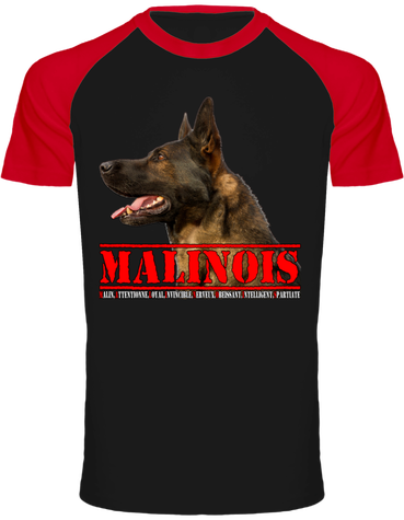 TEE-SHIRT BICOLORE MALINOIS