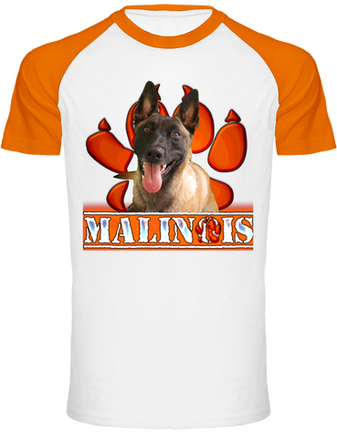 TEE-SHIRT BICOLORE MALINOIS