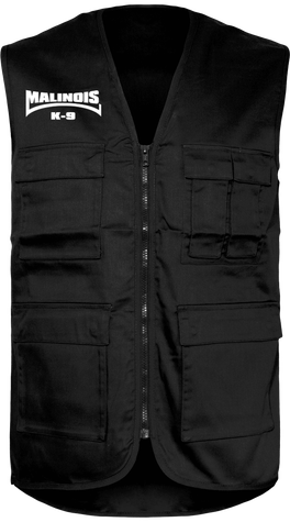 GILET MULTIPOCHES MALINOIS K-9
