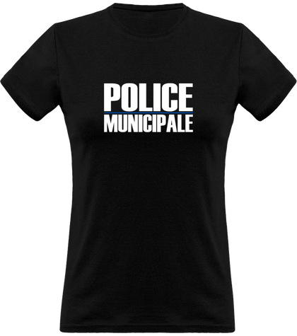 Police Municipale Thin Blue Line Femme