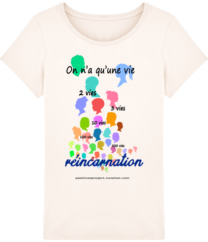 t-shirt bio femme réincarnation