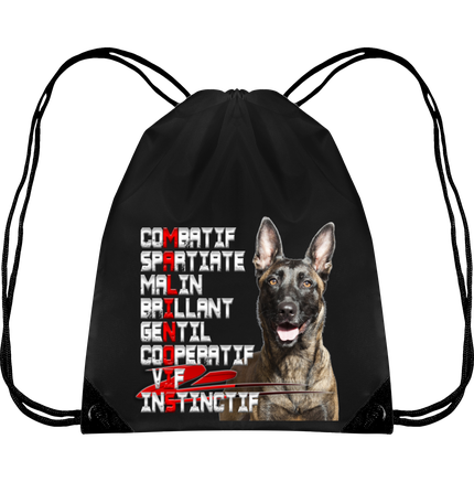 SAC A DOS CORDELETTE MALINOIS