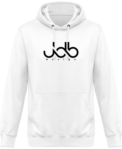 Sweat Shirt à Capuche Homme - Logo Jdb Design Noir
