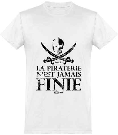 Booba - T shirt La Piraterie N'est Jamais Finie Clair