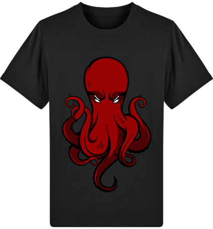 Red Octopus BIG Poulpe Tshirt homme