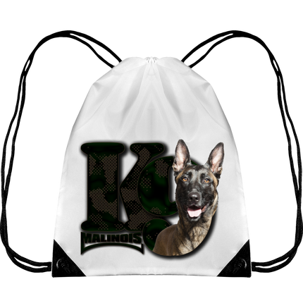 SAC A DOS CORDELETTE MALINOIS K9