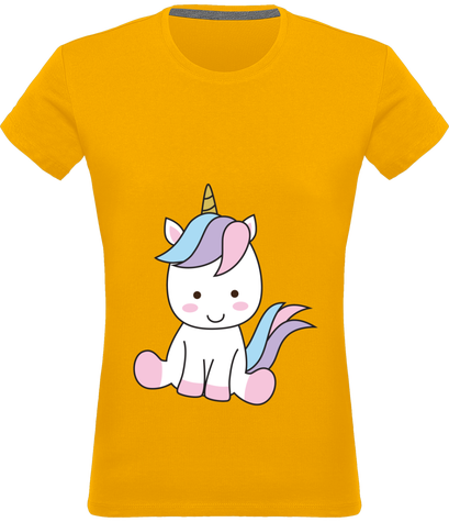 Licorne assise