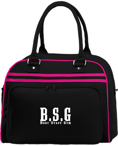 Sac Rétro Bowling - Body Staff Gym - BSG Blanc