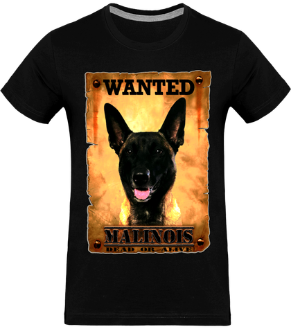TEE-SHIRT MALINOIS WANTED