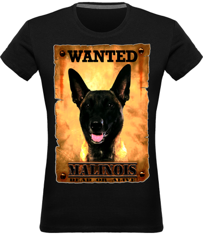 TEE-SHIRT FEMME MALINOIS WANTED