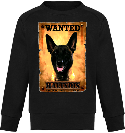 SWEAT ENFANT MALINOIS WANTED