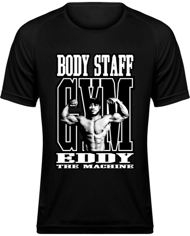 T-shirt Sport Homme - Body Staff Gym - Eddy the Machine